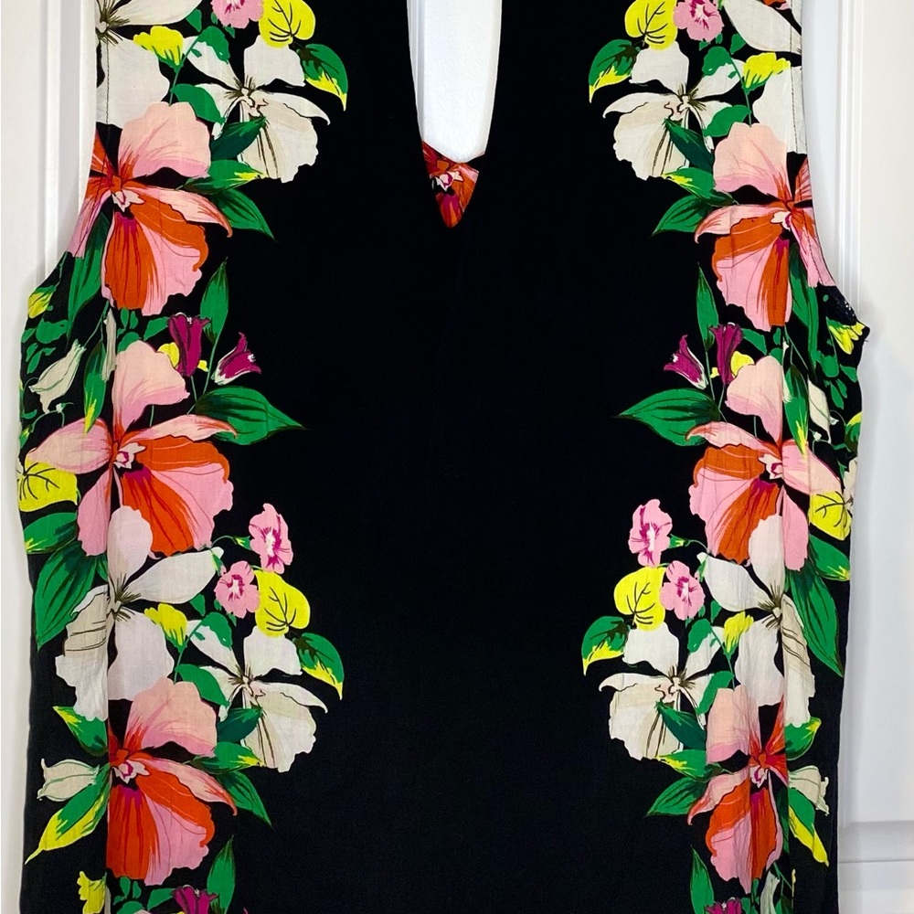 Old Navy women's black, red, and green sleeveless top size 1X - Picture 2 of 5